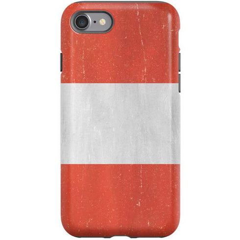 Distressed Austria Flag iPhone SE (2nd & 3rd Gen) Pro Case