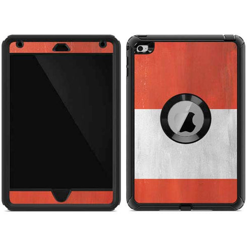 Distressed Austria Flag Otterbox Defender iPad Skin