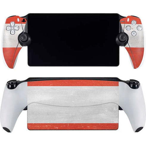 Distressed Austria Flag PlayStation Portal Remote Player Skin