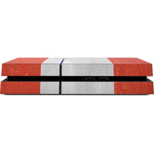 Distressed Austria Flag PS4 Console Skin