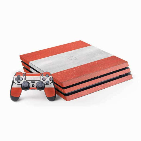 Distressed Austria Flag PS4 Pro Bundle Skin