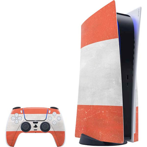Distressed Austria Flag PS5 Bundle Skin