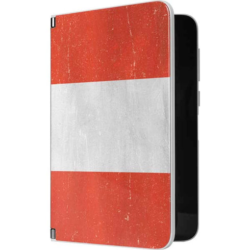 Distressed Austria Flag Surface Duo Skin