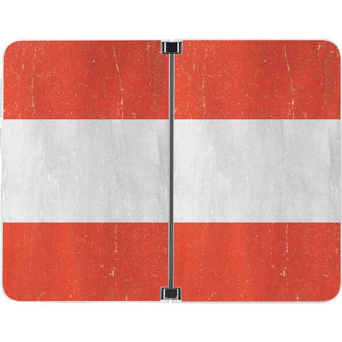 Distressed Austria Flag Surface Duo Skin