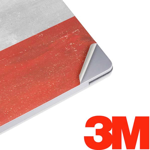 Distressed Austria Flag Surface Laptop 3 13.5in Skin