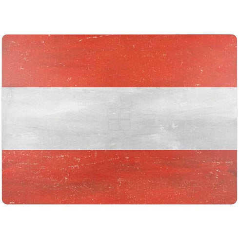 Distressed Austria Flag Surface Laptop 4 15in Skin