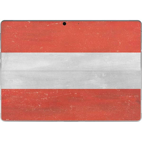 Distressed Austria Flag Surface Pro 9 Skin