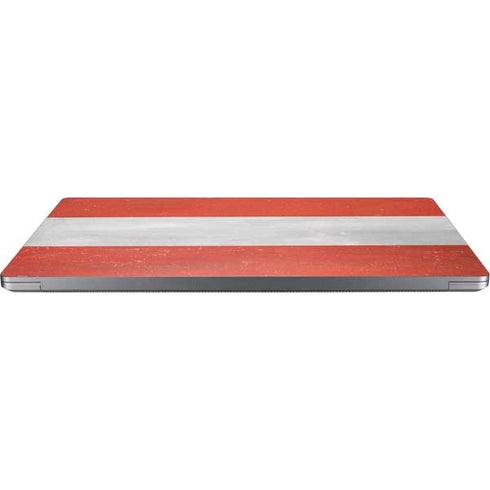 Distressed Austria Flag Universal Laptop 14in (11.4 x 8.2in) Skin