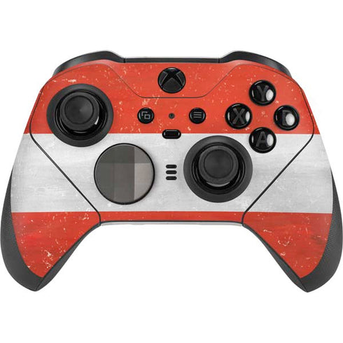 Distressed Austria Flag Xbox Elite Wireless Controller Series 2 Skin