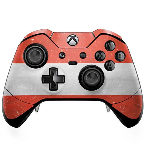 Distressed Austria Flag Xbox One Elite Controller Skin