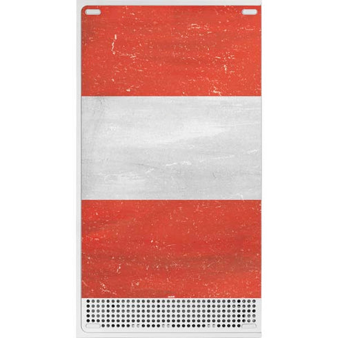 Distressed Austria Flag Xbox Series S Console Skin