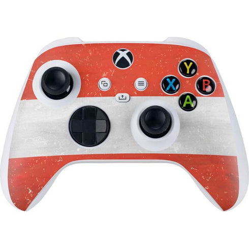Distressed Austria Flag Xbox Series S Controller Skin