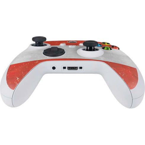 Distressed Austria Flag Xbox Series S Controller Skin