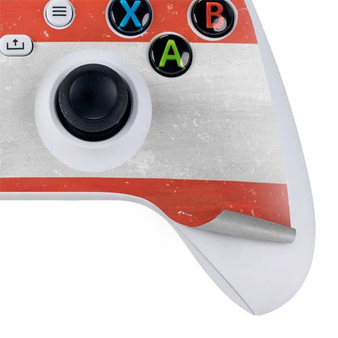 Distressed Austria Flag Xbox Series S Controller Skin
