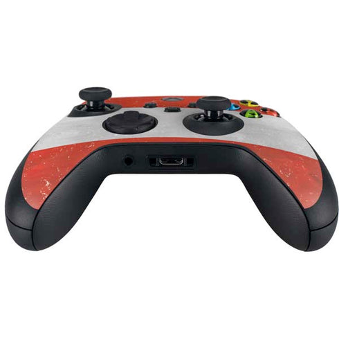 Distressed Austria Flag Xbox Series X Controller Skin