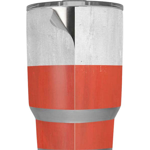 Distressed Austria Flag Yeti 20oz Tumbler Skin