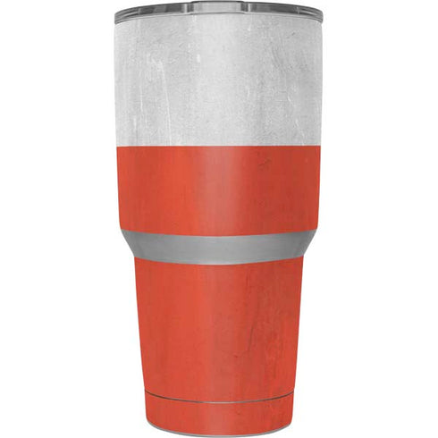 Distressed Austria Flag Yeti 30oz Rambler Tumbler Skin