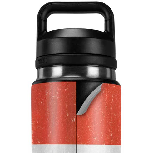 Distressed Austria Flag YETI Rambler 26oz Bottle Skin