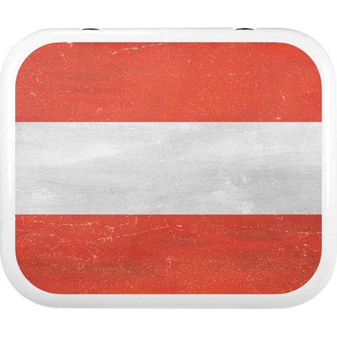 Distressed Austria Flag YETI Roadie 24 Hard Cooler Skin