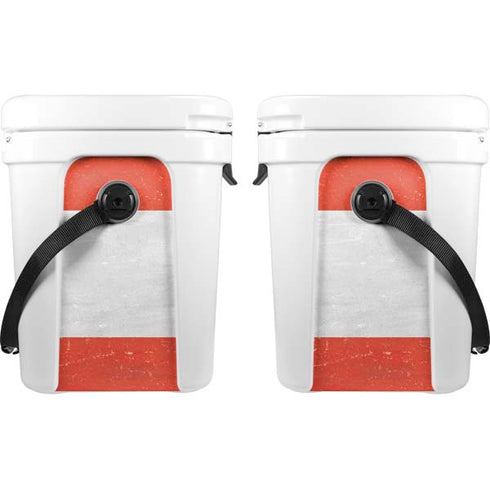 Distressed Austria Flag YETI Roadie 24 Hard Cooler Skin