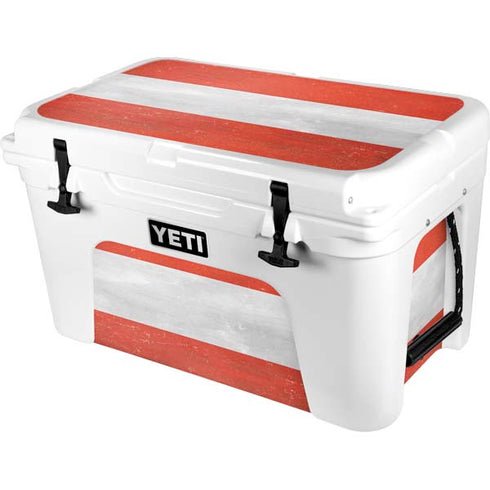 Distressed Austria Flag YETI Tundra 45 Hard Cooler Skin