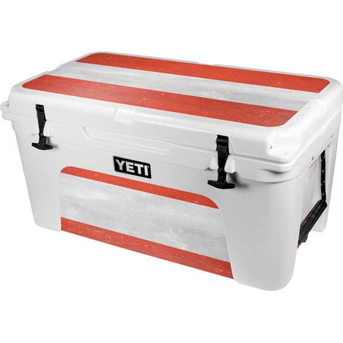 Distressed Austria Flag YETI Tundra 65 Hard Cooler Skin