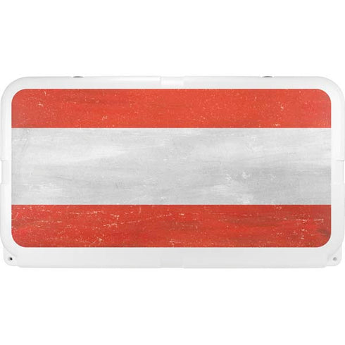 Distressed Austria Flag YETI Tundra 65 Hard Cooler Skin