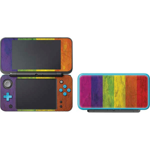 Distressed Rainbow Flag Nintendo 2DS XL (2017) Skin