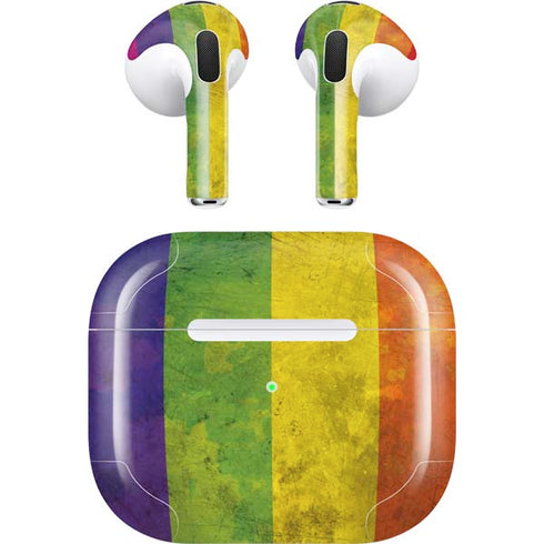 Distressed Rainbow Flag Apple AirPods (3rd Gen 2021) Skin