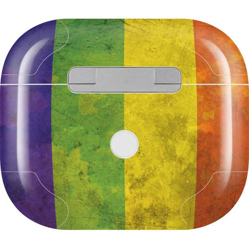 Distressed Rainbow Flag Apple AirPods (3rd Gen 2021) Skin