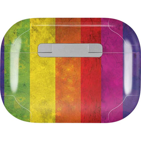 Distressed Rainbow Flag Apple AirPods Pro Skin