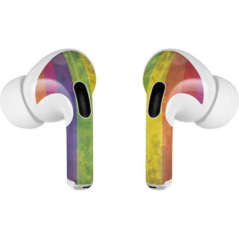Distressed Rainbow Flag Apple AirPods Pro Skin