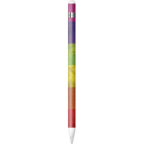 Distressed Rainbow Flag Apple Pencil (1st Gen, 2017) Skin
