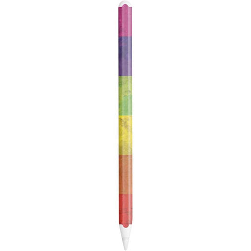 Distressed Rainbow Flag Apple Pencil (2nd Gen 2019) Skin