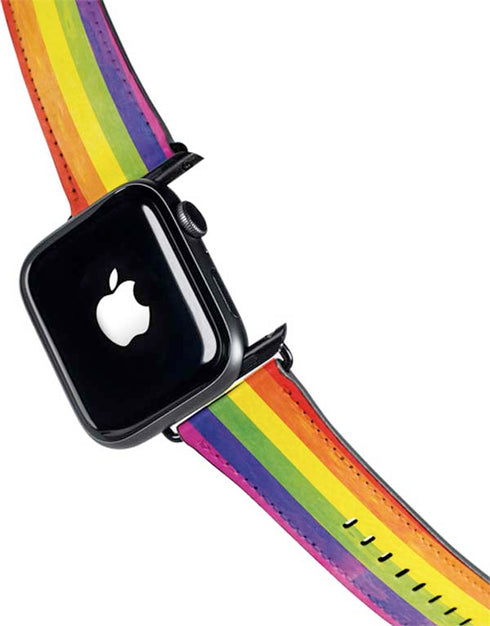 Distressed Rainbow Flag Apple Watch Band 42-44mm