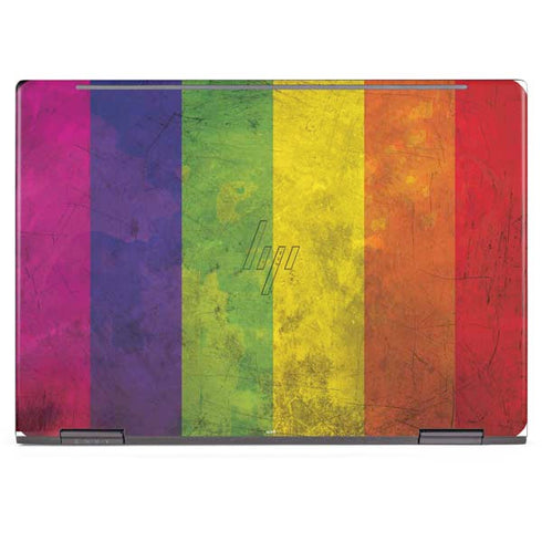 Distressed Rainbow Flag HP Envy Skin