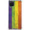 Distressed Rainbow Flag Galaxy A12 Clear Case