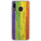 Distressed Rainbow Flag Galaxy A20 Clear Case