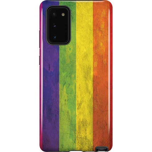 Distressed Rainbow Flag Galaxy Note20 5G Pro Case