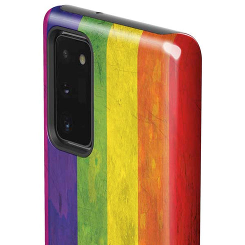 Distressed Rainbow Flag Galaxy Note20 5G Pro Case