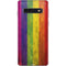 Distressed Rainbow Flag Galaxy S10 Skin