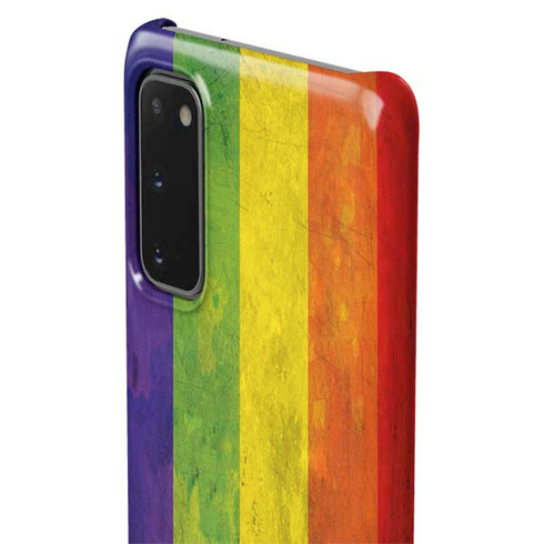 Distressed Rainbow Flag Galaxy S20 Lite Case