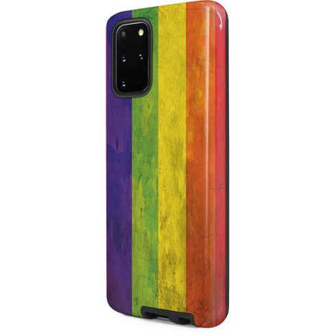 Distressed Rainbow Flag Galaxy S20 Plus Pro Case