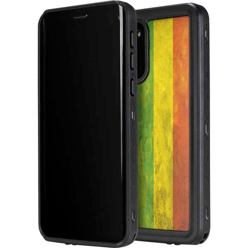 Distressed Rainbow Flag Galaxy S20 Plus Waterproof Case