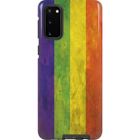 Distressed Rainbow Flag Galaxy S20 Pro Case
