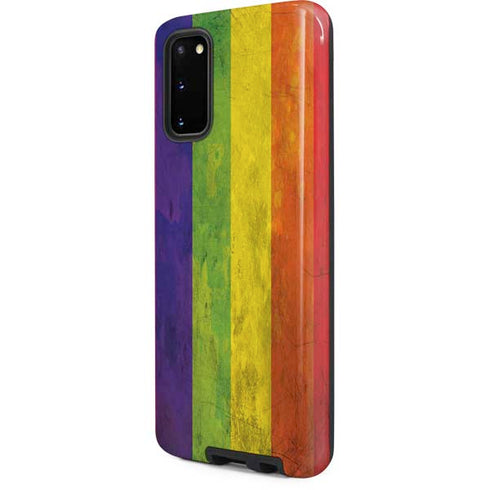 Distressed Rainbow Flag Galaxy S20 Pro Case