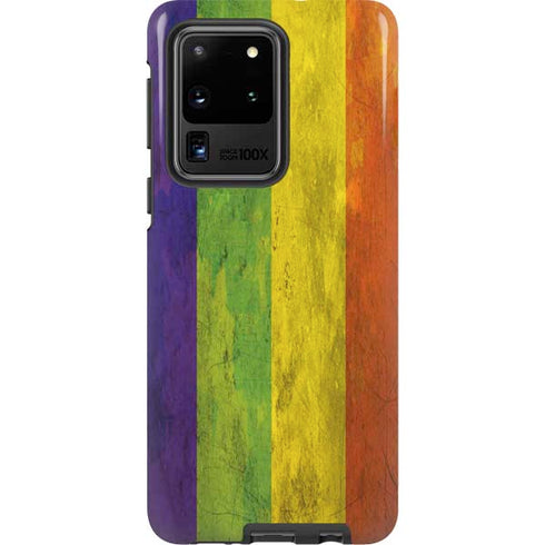 Distressed Rainbow Flag Galaxy S20 Ultra 5G Pro Case