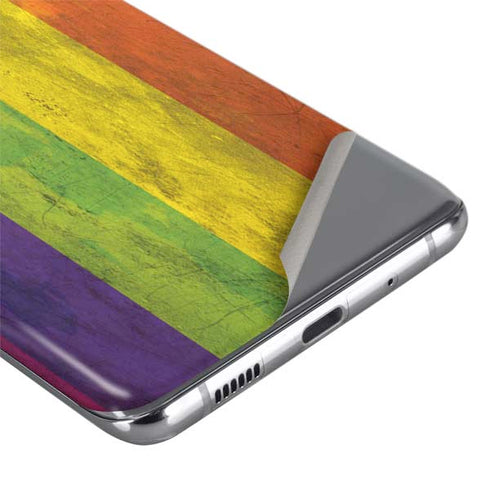 Distressed Rainbow Flag Galaxy S20 Ultra 5G Skin