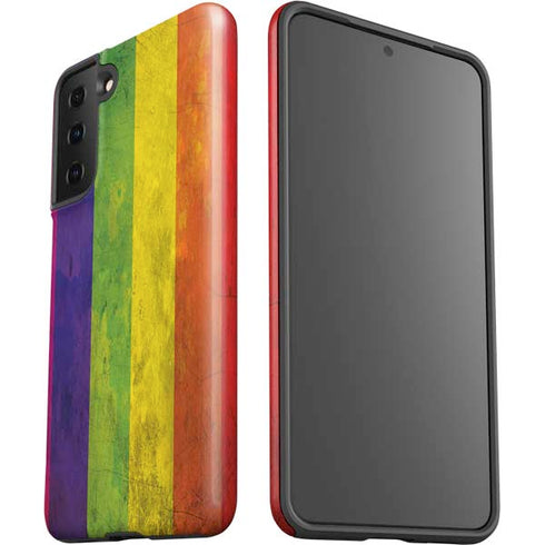 Distressed Rainbow Flag Galaxy S21 Plus 5G Pro Case