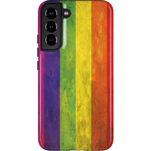 Distressed Rainbow Flag Galaxy S22 Plus Pro Case